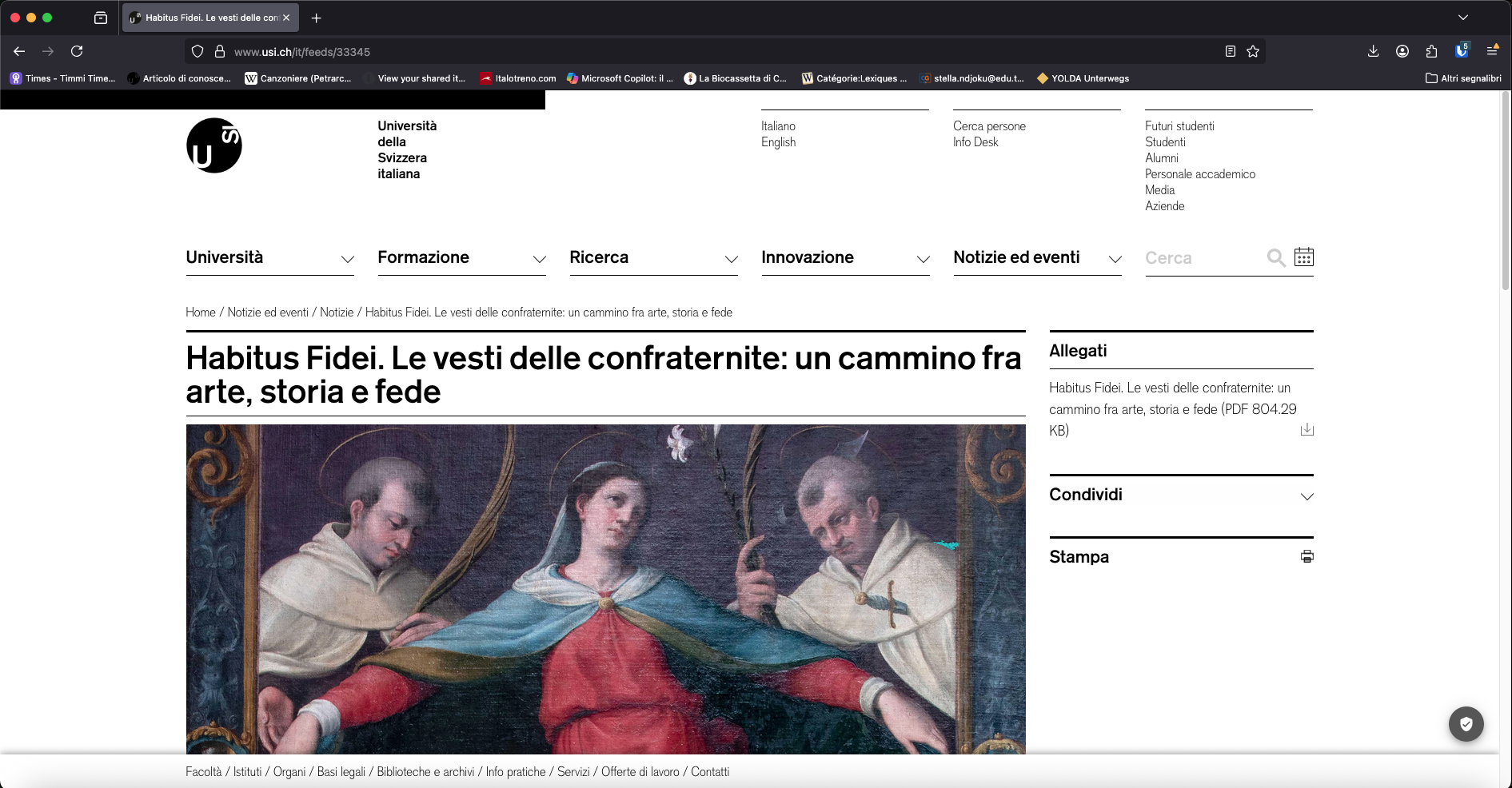 USI - Università della Svizzera italiana