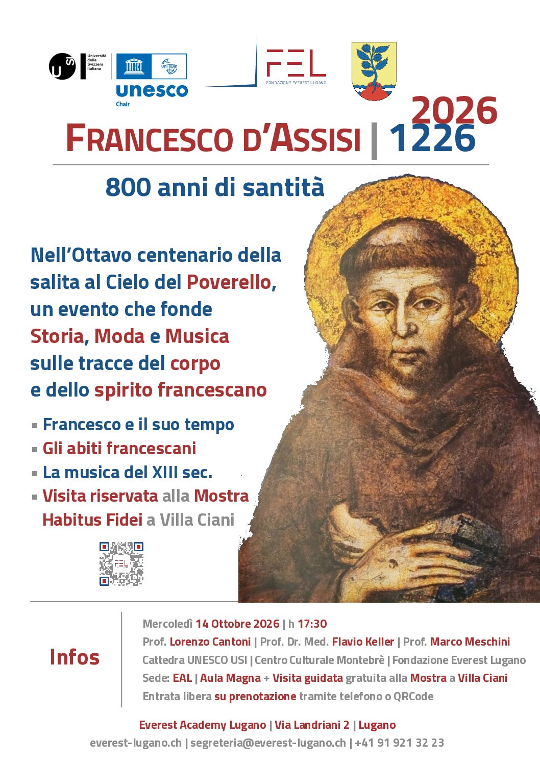 Francesco d’Assisi (1226-2026). <BR>800 anni di santità